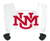 New Mexico Lobos Mini Football Helmet Visor Shield w/ Clips - PICK VISOR & LOGO COLOR