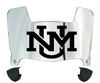 New Mexico Lobos Mini Football Helmet Visor Shield w/ Clips - PICK VISOR & LOGO COLOR