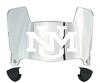 New Mexico Lobos Mini Football Helmet Visor Shield w/ Clips - PICK VISOR & LOGO COLOR