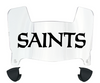 New Orleans Saints Retro Throwback Mini Football Helmet Visor Shield w/ Clips - PICK VISOR & LOGO COLOR