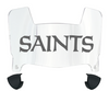 New Orleans Saints Retro Throwback Mini Football Helmet Visor Shield w/ Clips - PICK VISOR & LOGO COLOR