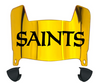 New Orleans Saints Retro Throwback Mini Football Helmet Visor Shield w/ Clips - PICK VISOR & LOGO COLOR