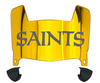 New Orleans Saints Retro Throwback Mini Football Helmet Visor Shield w/ Clips - PICK VISOR & LOGO COLOR