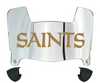 New Orleans Saints Retro Throwback Mini Football Helmet Visor Shield w/ Clips - PICK VISOR & LOGO COLOR