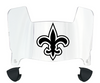 New Orleans Saints Mini Football Helmet Visor Shield w/ Clips - PICK VISOR & LOGO COLOR