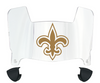 New Orleans Saints Mini Football Helmet Visor Shield w/ Clips - PICK VISOR & LOGO COLOR