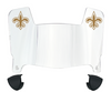 New Orleans Saints Mini Football Helmet Visor Shield w/ Clips - PICK VISOR & LOGO COLOR