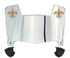 New Orleans Saints Mini Football Helmet Visor Shield w/ Clips - PICK VISOR & LOGO COLOR