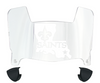 New Orleans Saints Mini Football Helmet Visor Shield w/ Clips - PICK VISOR & LOGO COLOR
