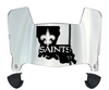 New Orleans Saints Mini Football Helmet Visor Shield w/ Clips - PICK VISOR & LOGO COLOR