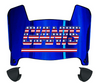 New York Giants Limited Edition Mini Football Helmet Visor Shield w/ Clips - PICK VISOR & LOGO COLOR