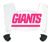 New York Giants Limited Edition Mini Football Helmet Visor Shield w/ Clips - PICK VISOR & LOGO COLOR