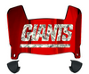 New York Giants Limited Edition Mini Football Helmet Visor Shield w/ Clips - PICK VISOR & LOGO COLOR