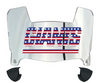 New York Giants Limited Edition Mini Football Helmet Visor Shield w/ Clips - PICK VISOR & LOGO COLOR
