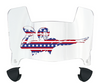 New York Giants Limited Edition Mini Football Helmet Visor Shield w/ Clips - PICK VISOR & LOGO COLOR