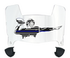 New York Giants Limited Edition Mini Football Helmet Visor Shield w/ Clips - PICK VISOR & LOGO COLOR