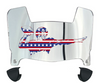 New York Giants Limited Edition Mini Football Helmet Visor Shield w/ Clips - PICK VISOR & LOGO COLOR