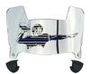 New York Giants Limited Edition Mini Football Helmet Visor Shield w/ Clips - PICK VISOR & LOGO COLOR