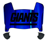 New York Giants Throwback Mini Football Helmet Visor Shield w/ Clips - PICK VISOR & LOGO COLOR