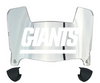 New York Giants Throwback Mini Football Helmet Visor Shield w/ Clips - PICK VISOR & LOGO COLOR