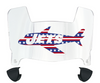 New York Jets Limited Edition Mini Football Helmet Visor Shield w/ Clips - PICK VISOR & LOGO COLOR