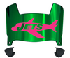 New York Jets Limited Edition Mini Football Helmet Visor Shield w/ Clips - PICK VISOR & LOGO COLOR