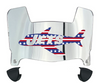 New York Jets Limited Edition Mini Football Helmet Visor Shield w/ Clips - PICK VISOR & LOGO COLOR