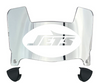 New York Jets Mini Football Helmet Visor Shield w/ Clips - PICK VISOR & LOGO COLOR