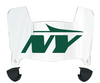 New York Jets Mini Football Helmet Visor Shield w/ Clips - PICK VISOR & LOGO COLOR