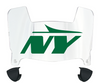 New York Jets Mini Football Helmet Visor Shield w/ Clips - PICK VISOR & LOGO COLOR