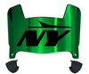 New York Jets Mini Football Helmet Visor Shield w/ Clips - PICK VISOR & LOGO COLOR
