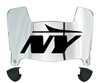 New York Jets Mini Football Helmet Visor Shield w/ Clips - PICK VISOR & LOGO COLOR