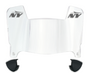 New York Jets Mini Football Helmet Visor Shield w/ Clips - PICK VISOR & LOGO COLOR