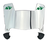 New York Jets Mini Football Helmet Visor Shield w/ Clips - PICK VISOR & LOGO COLOR