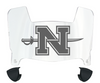 Nicholls State Colonels Mini Football Helmet Visor Shield w/ Clips - PICK VISOR & LOGO COLOR