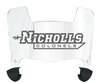 Nicholls State Colonels Mini Football Helmet Visor Shield w/ Clips - PICK VISOR & LOGO COLOR