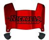 Nicholls State Colonels Mini Football Helmet Visor Shield w/ Clips - PICK VISOR & LOGO COLOR