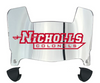 Nicholls State Colonels Mini Football Helmet Visor Shield w/ Clips - PICK VISOR & LOGO COLOR