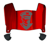 Nicholls State Colonels Mini Football Helmet Visor Shield w/ Clips - PICK VISOR & LOGO COLOR