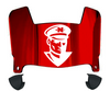 Nicholls State Colonels Mini Football Helmet Visor Shield w/ Clips - PICK VISOR & LOGO COLOR