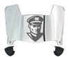 Nicholls State Colonels Mini Football Helmet Visor Shield w/ Clips - PICK VISOR & LOGO COLOR