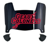 Nicholls State Colonels Mini Football Helmet Visor Shield w/ Clips - PICK VISOR & LOGO COLOR