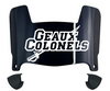 Nicholls State Colonels Mini Football Helmet Visor Shield w/ Clips - PICK VISOR & LOGO COLOR