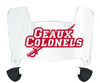 Nicholls State Colonels Mini Football Helmet Visor Shield w/ Clips - PICK VISOR & LOGO COLOR