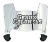 Nicholls State Colonels Mini Football Helmet Visor Shield w/ Clips - PICK VISOR & LOGO COLOR