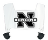Nicholls State Colonels Mini Football Helmet Visor Shield w/ Clips - PICK VISOR & LOGO COLOR