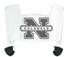 Nicholls State Colonels Mini Football Helmet Visor Shield w/ Clips - PICK VISOR & LOGO COLOR