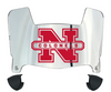 Nicholls State Colonels Mini Football Helmet Visor Shield w/ Clips - PICK VISOR & LOGO COLOR