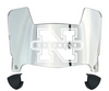 Nicholls State Colonels Mini Football Helmet Visor Shield w/ Clips - PICK VISOR & LOGO COLOR