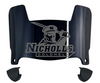 Nicholls State Colonels Mini Football Helmet Visor Shield w/ Clips - PICK VISOR & LOGO COLOR